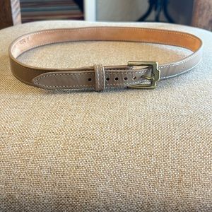 JUSTIN TAN COWHIDE BELT 28 FO 3074 X